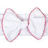 White and Red Basics Headband - Magnolia BabyHeadband