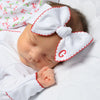 White and Red Basics Headband - Magnolia BabyHeadband