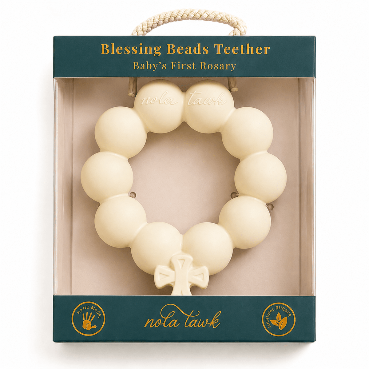 Nola Tawk_White Blessing Beads Teether_2