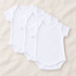 Magnolia Baby_White Essential Bodysuits - Set of 3_1