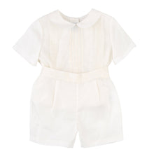  White Organza Boy Shorts Set - Magnolia BabyShort Set