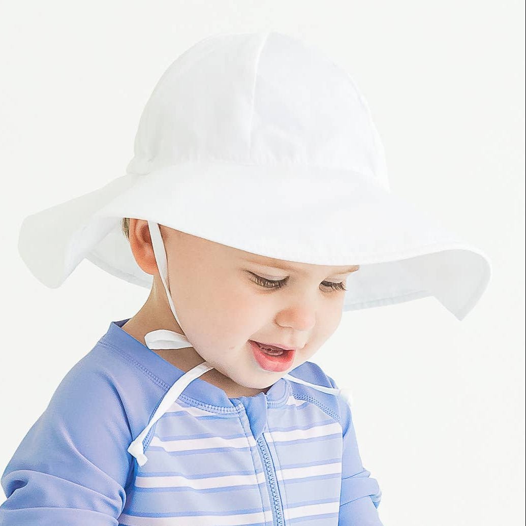 White Sun Hat - UPF 50+ - Magnolia BabyHat