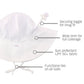 White Sun Hat - UPF 50+ - Magnolia BabyHat