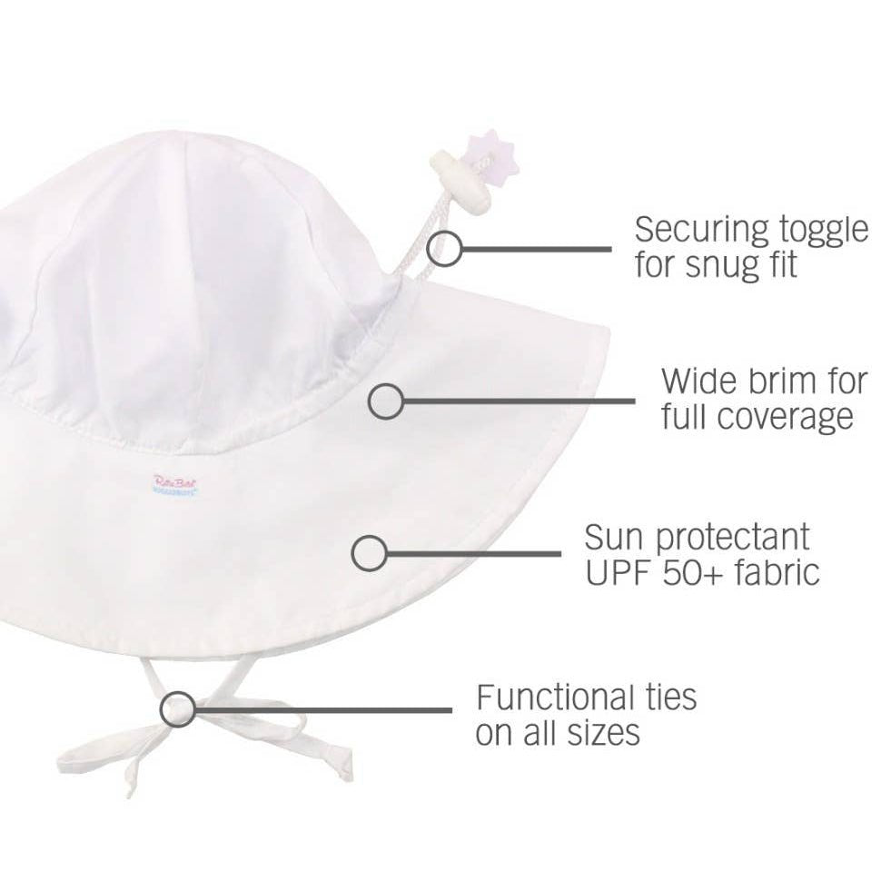 White Sun Hat - UPF 50+ - Magnolia BabyHat