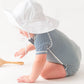 White Sun Hat - UPF 50+ - Magnolia BabyHat