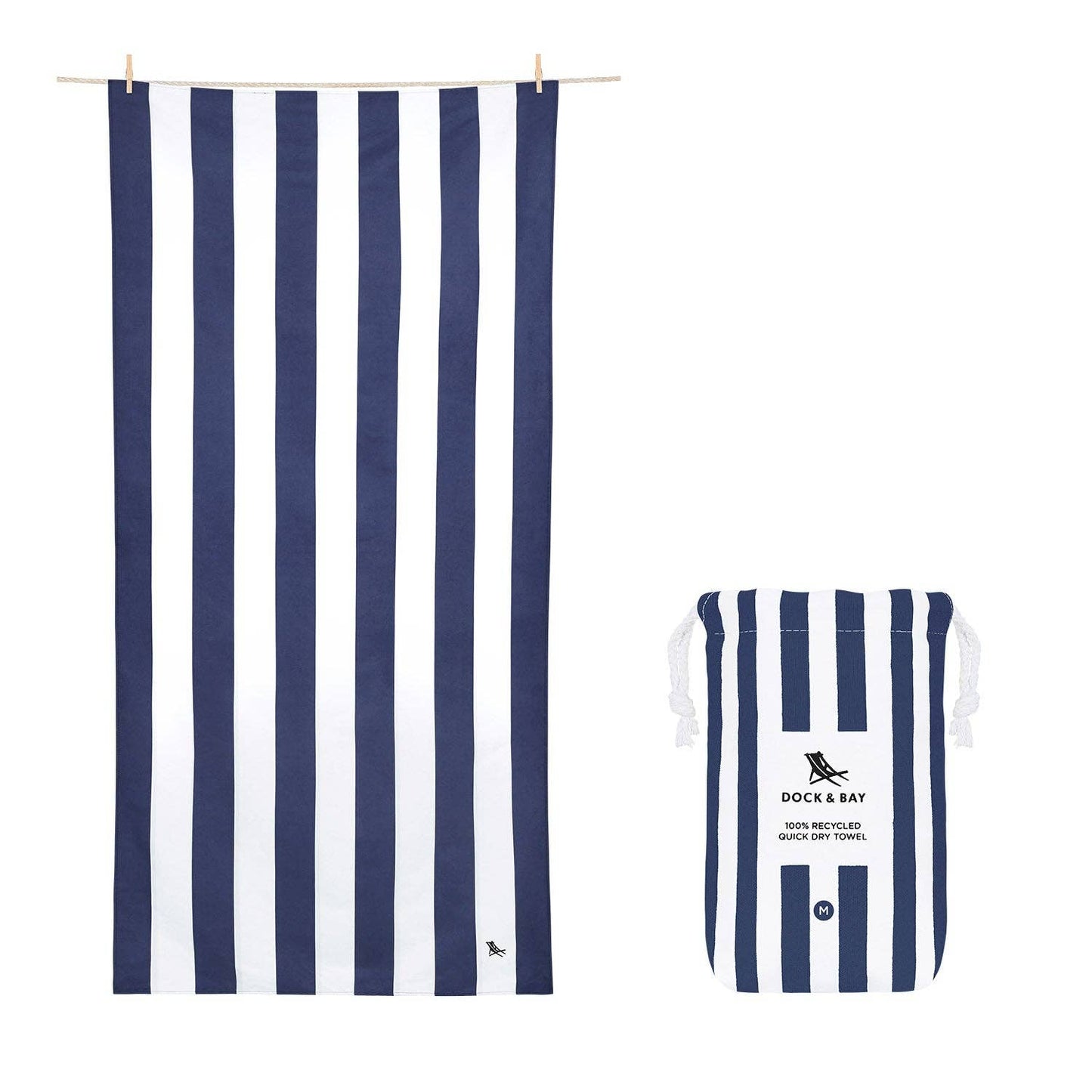 Whitsunday Blue Quick Dry Towel - Magnolia BabyBeach Towel