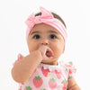 Wide Headband with Knot Bow - Powder Pink - Magnolia BabyHeadband