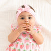 Wide Headband with Knot Bow - Powder Pink - Magnolia BabyHeadband