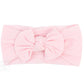 Wide Headband with Knot Bow - Powder Pink - Magnolia BabyHeadband