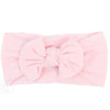 Wide Headband with Knot Bow - Powder Pink - Magnolia BabyHeadband