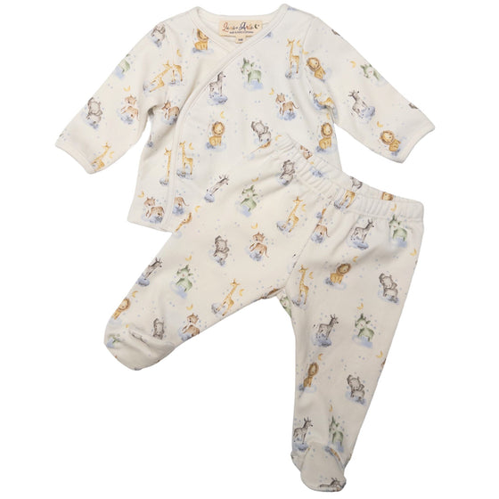 Wild Things Footed Pant Set by Luna and Arlo - Magnolia Baby2pc Pant Set