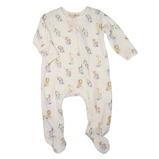 Wild Things Zip Footie by Luna and Arlo - Magnolia BabyFootie