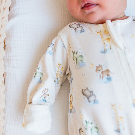 Wild Things Zip Footie by Luna and Arlo - Magnolia BabyFootie