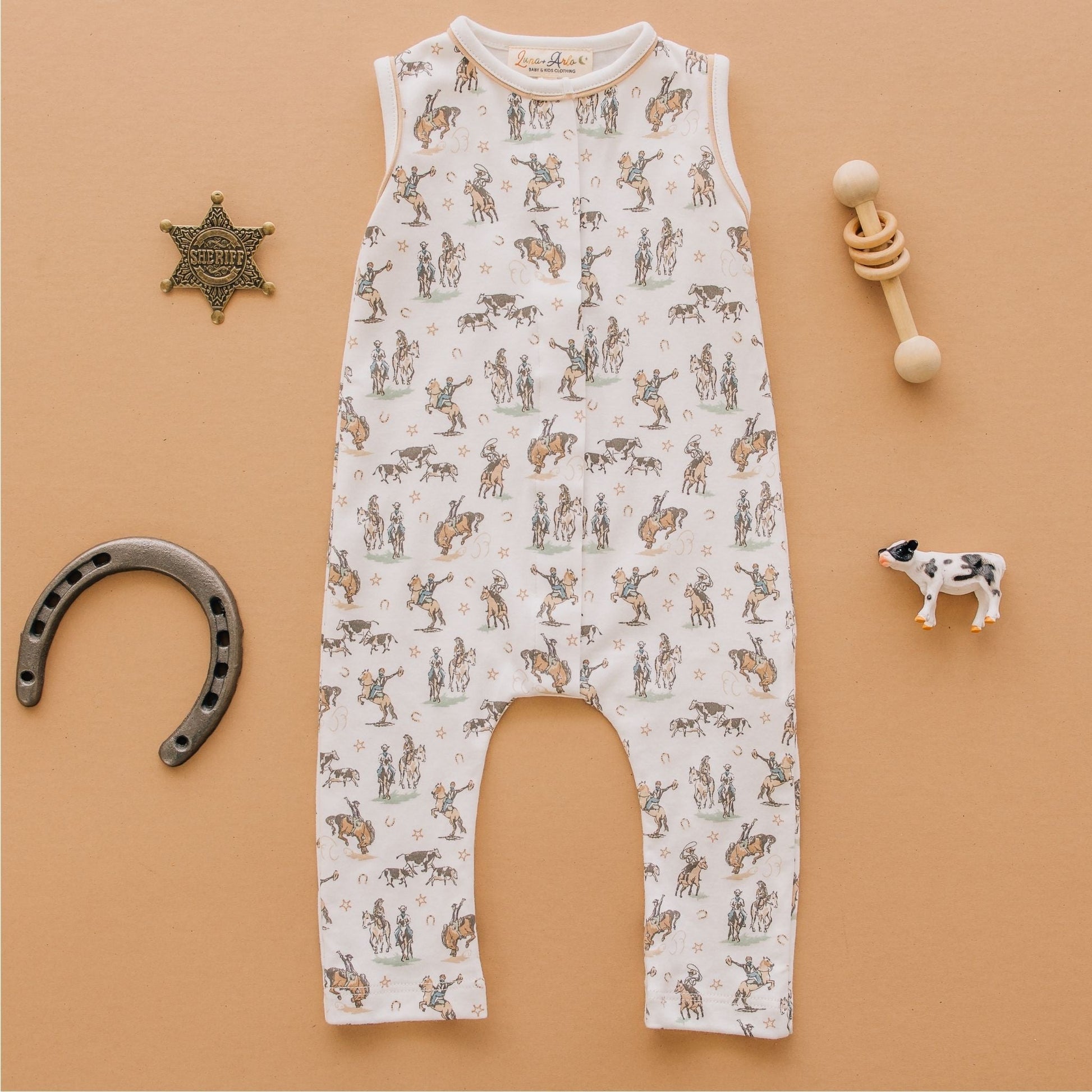 Wild West Playsuit - Luna and ArloPlaysuit