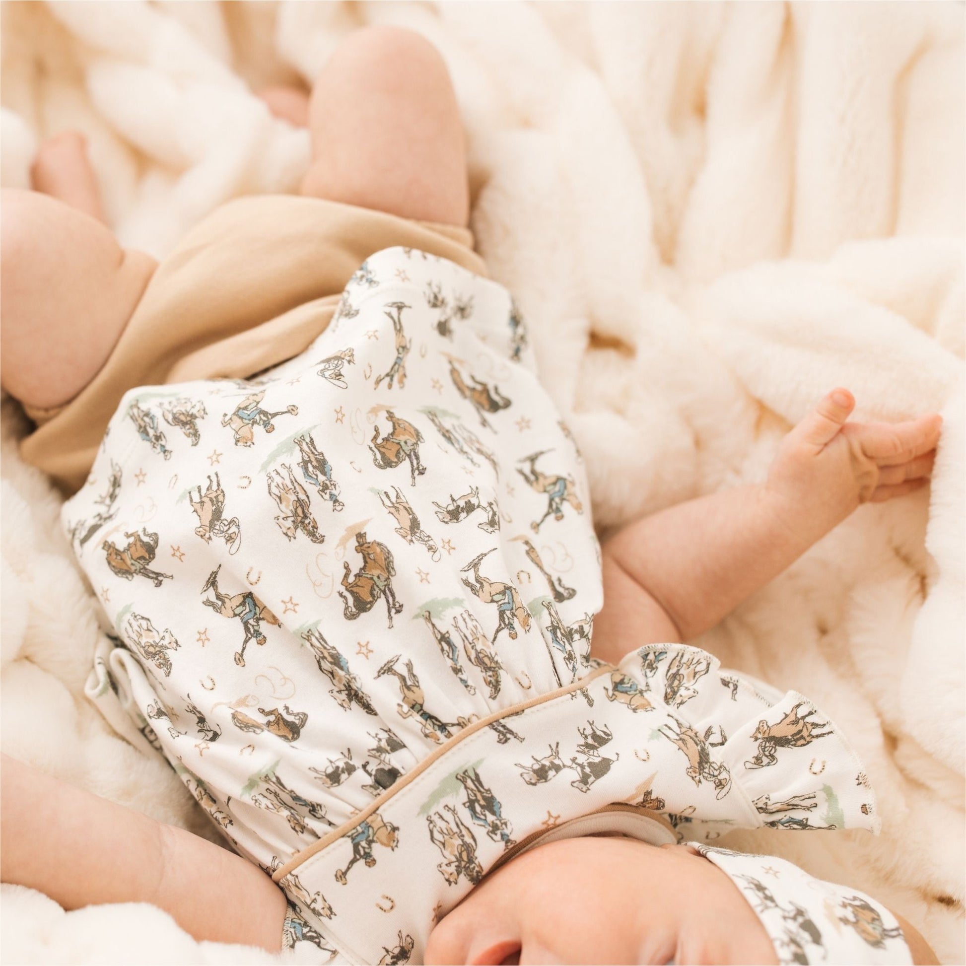 Wild West Ruffle Diaper Cover Set - Luna and ArloDiaper Cover
