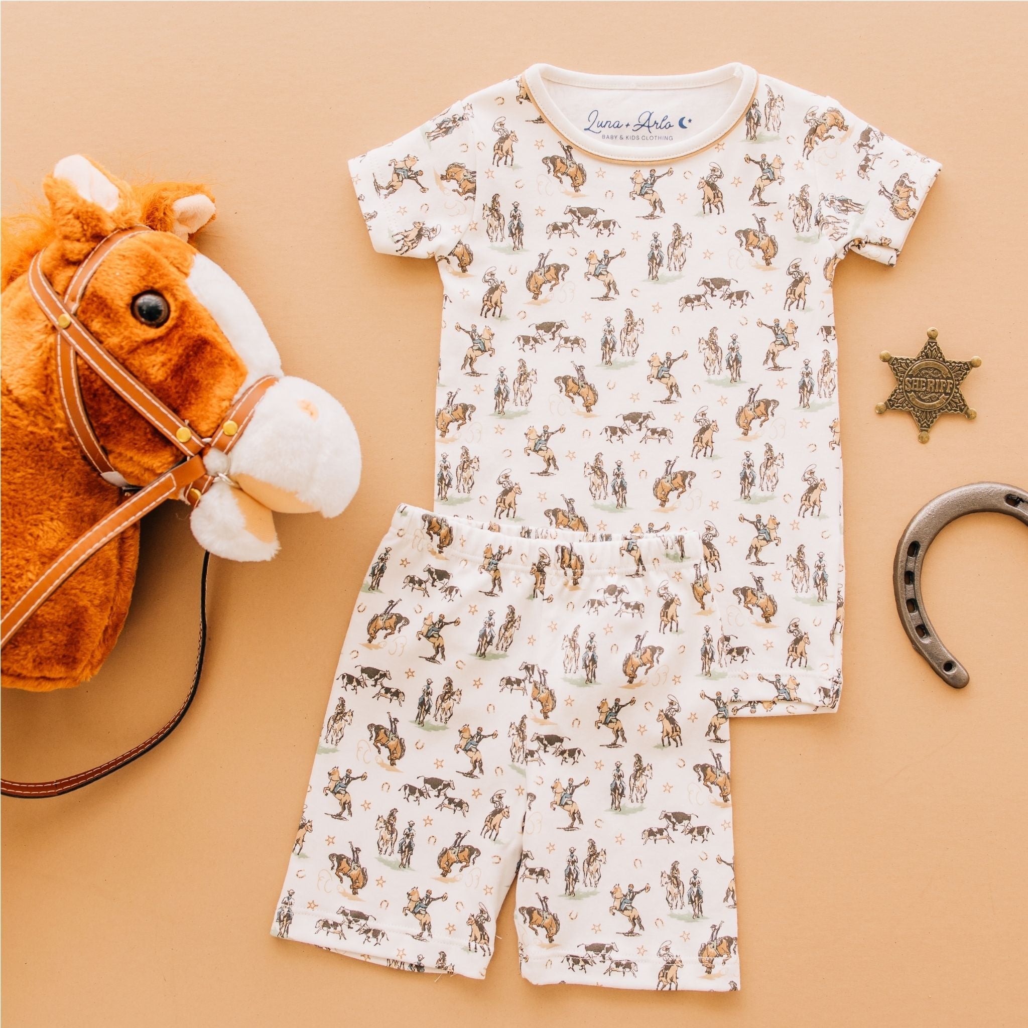 Wild West Short Pajamas - Luna and ArloShort Pajamas
