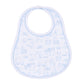 Wild West Toile Bib - Light Blue - Magnolia BabyBib