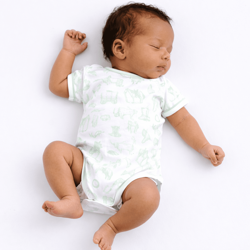 Wild West Toile Bodysuit - Celery - Magnolia BabyBodysuit