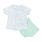 Wild West Toile Diaper Cover Set - Celery - Magnolia BabyDiaper Cover