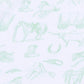 Wild West Toile Footie - Celery - Magnolia BabyFootie