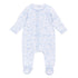 Wild West Toile Footie - Light Blue - Magnolia BabyFootie