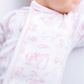 Wild West Toile Footie - Pink - Magnolia BabyFootie