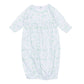 Wild West Toile Gathered Gown - Celery - Magnolia BabyGown
