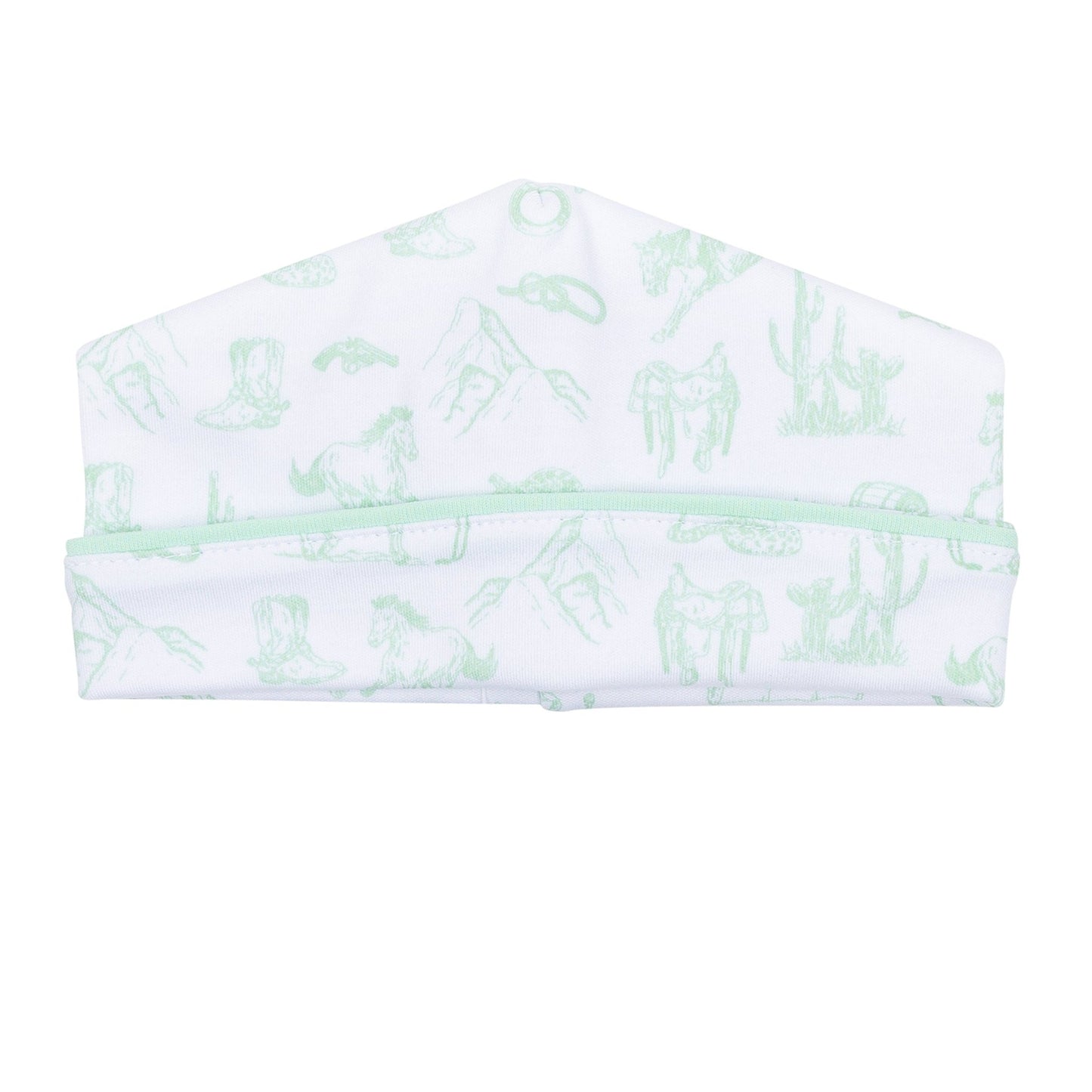 Wild West Toile Hat - Celery - Magnolia BabyHat
