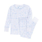 Wild West Toile Long Pajamas - Light Blue - Magnolia BabyLong Pajamas