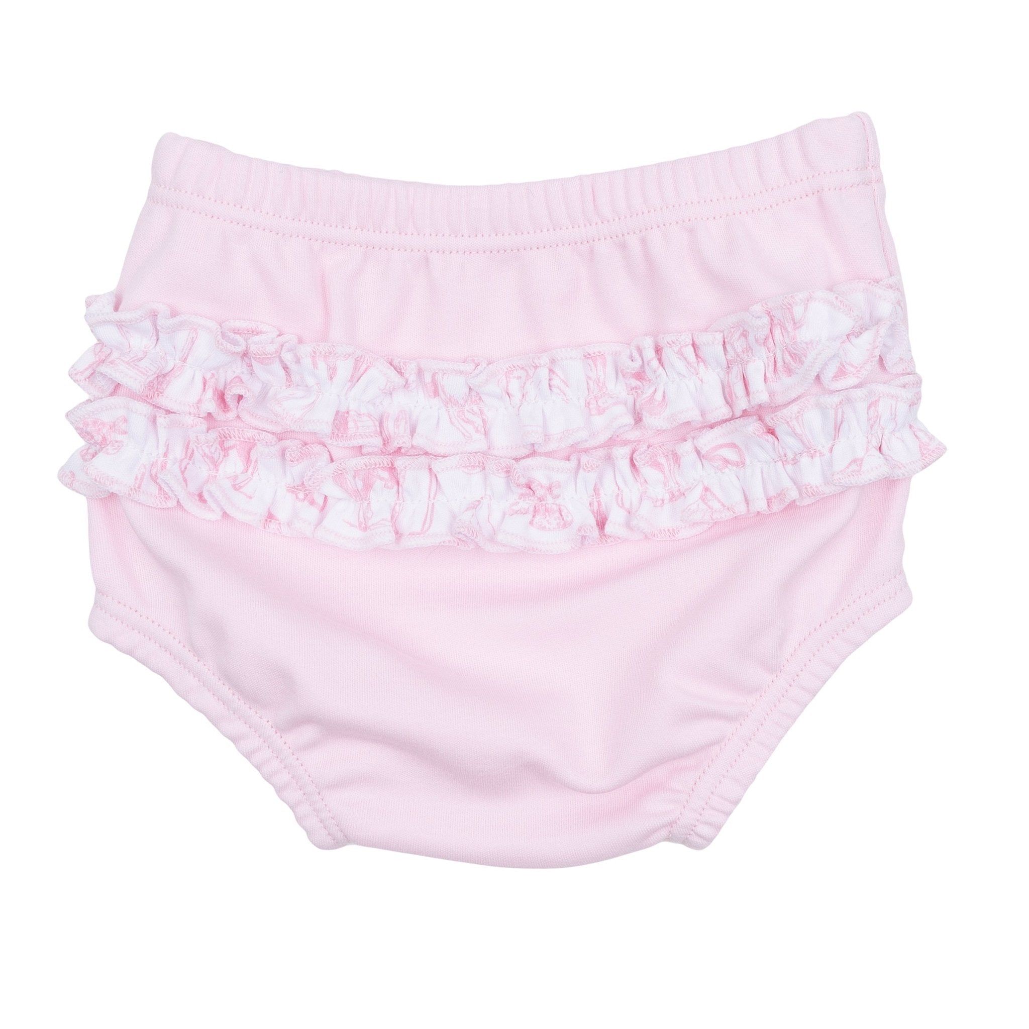 Wild West Toile Ruffle Diaper Cover Set - Pink - Magnolia BabyDiaper Cover