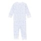 Wild West Toile Zip Pajamas - Light Blue - Magnolia BabyZipper Pajamas