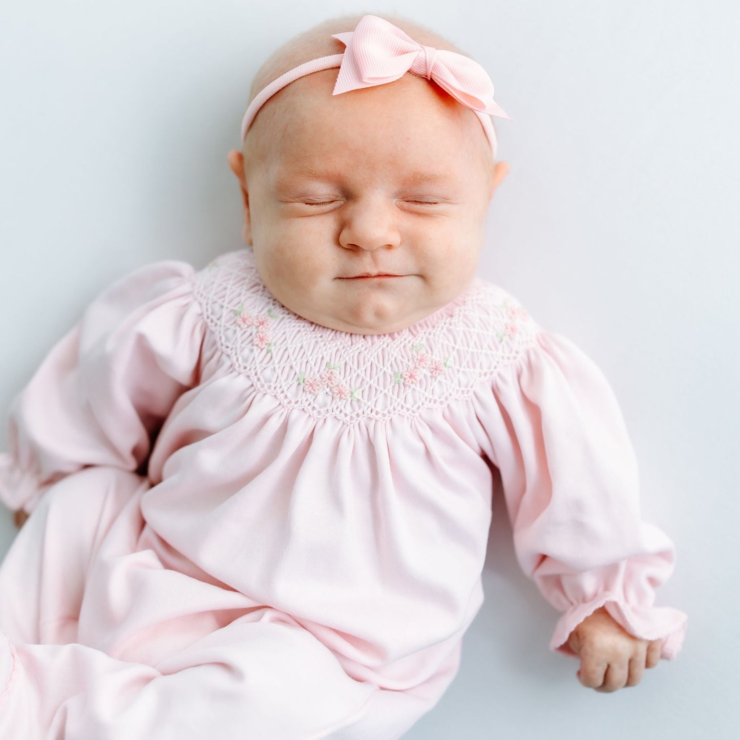 Willow's Classics Bishop Footie - Pink - Magnolia BabyFootie