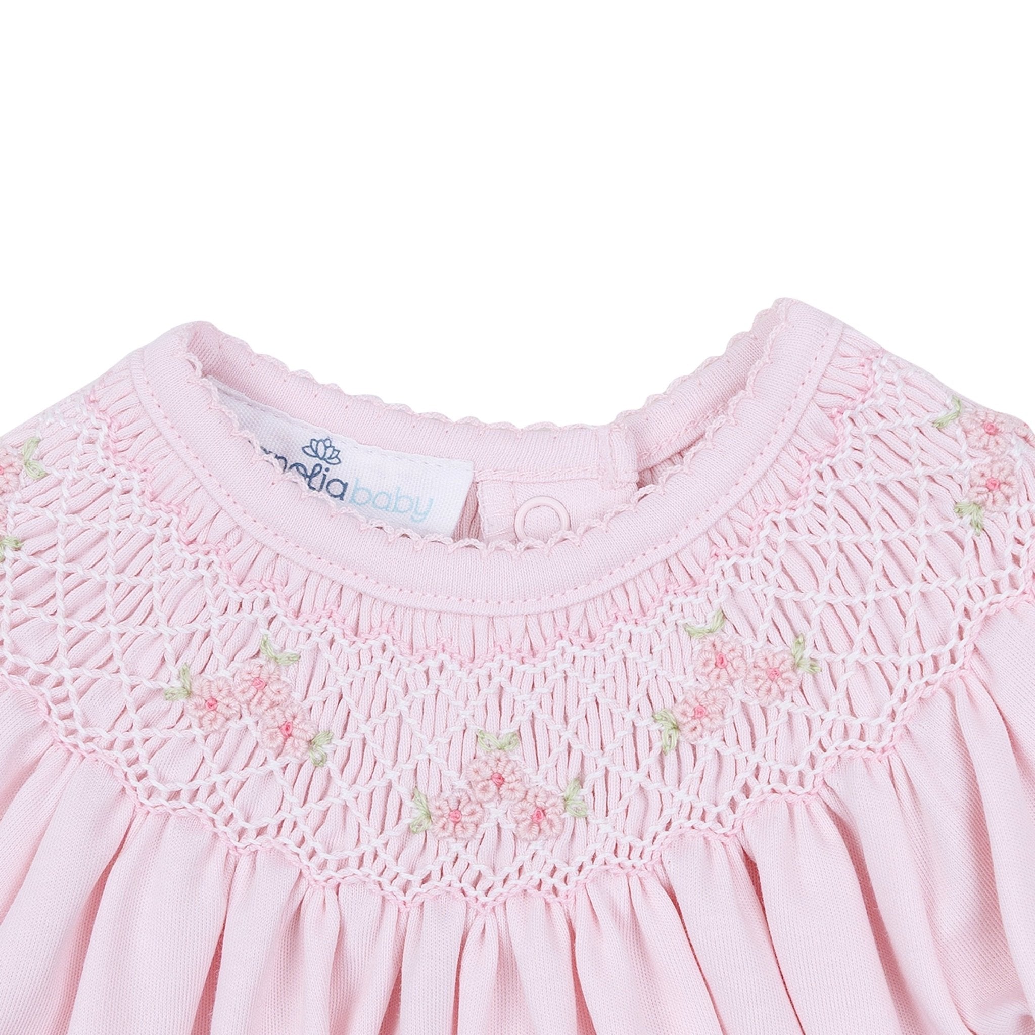 Willow's Classics Bishop Long Sleeve Bubble - Pink - Magnolia BabyBubble