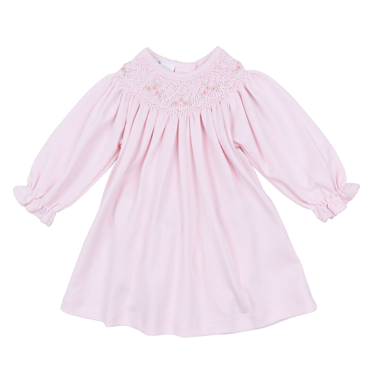 Willow's Classics Bishop Long Sleeve Dress - Pink - Magnolia BabyDress