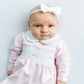 Willow's Classics Smocked Footie - Pink - Magnolia BabyFootie