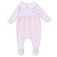 Willow's Classics Smocked Footie - Pink - Magnolia BabyFootie