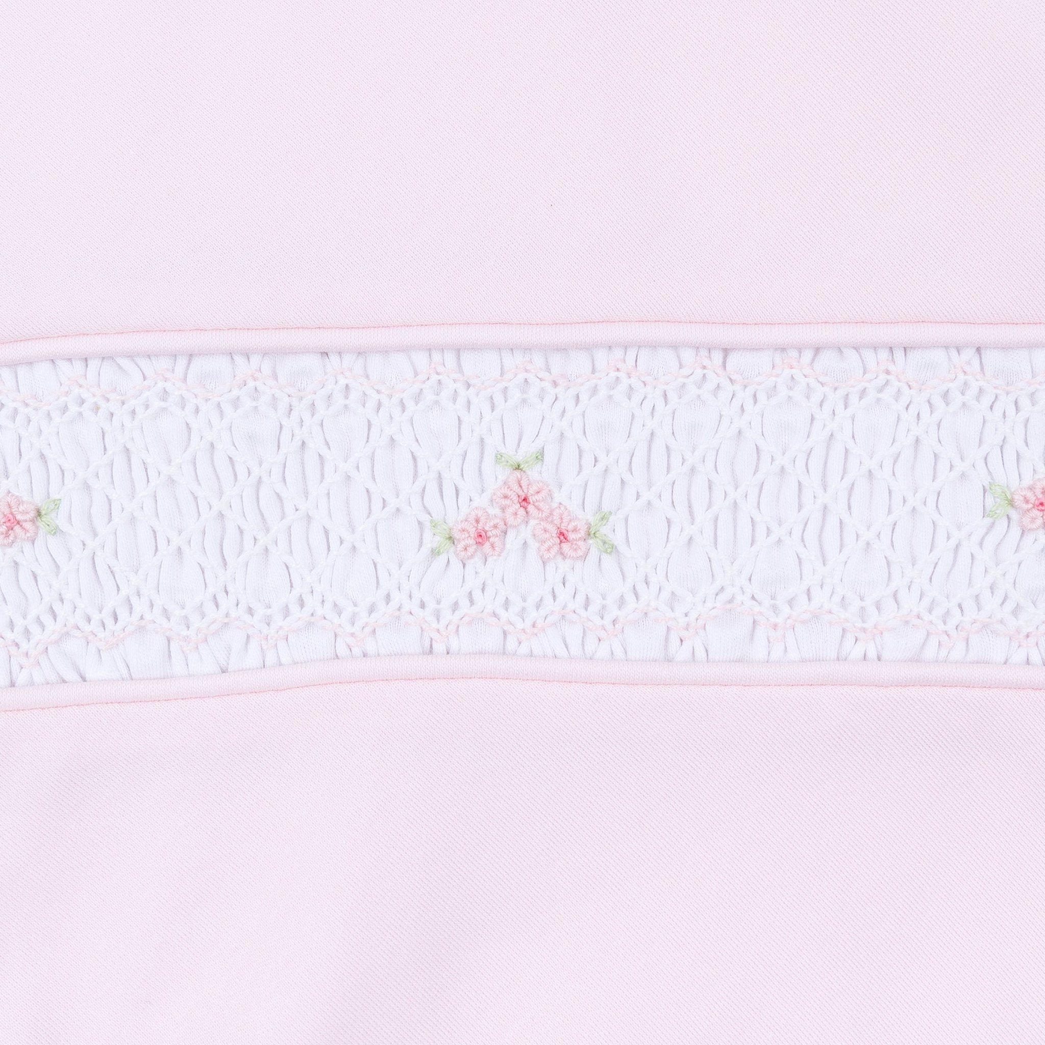 Willow's Classics Smocked Gathered Gown - Pink - Magnolia BabyGown