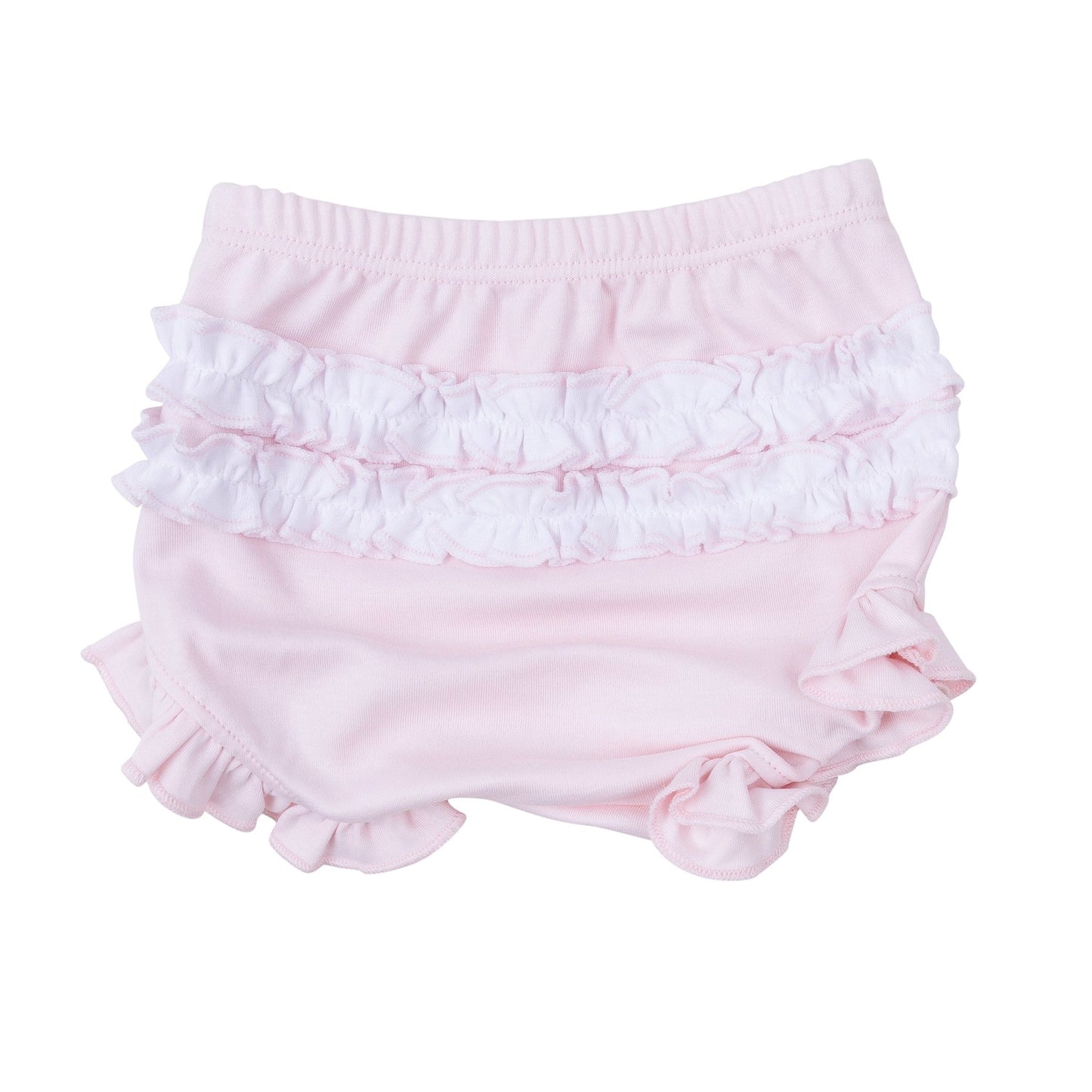 Willow's Classics Smocked Ruffle Long Sleeve Diaper Cover Set - Pink - Magnolia BabyDiaper Cover