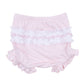 Willow's Classics Smocked Ruffle Short Sleeve Diaper Cover Set - Pink - Magnolia BabyDiaper Cover