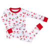 Winking Santa Big Kid Long Pajamas - Magnolia BabyLong Pajamas