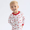 Winking Santa Big Kid Long Pajamas - Magnolia BabyLong Pajamas