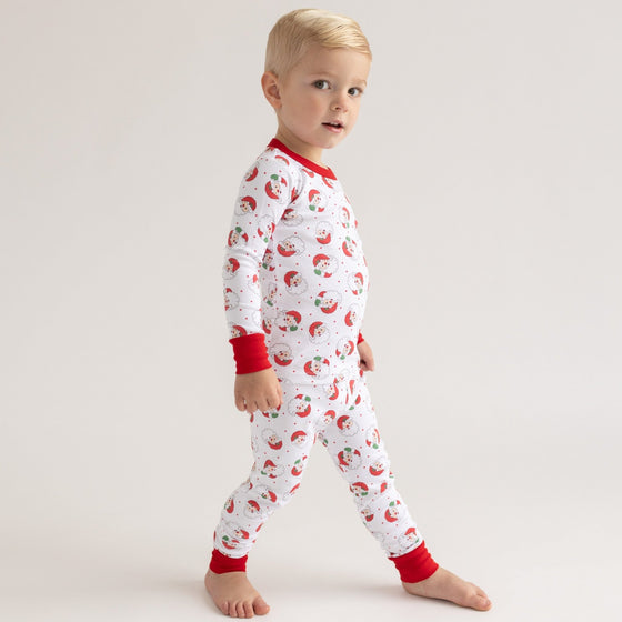 Winking Santa Infant/Toddler Long Pajama - Magnolia BabyLong Pajamas