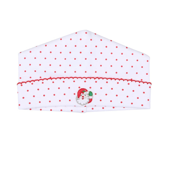 Winking Santa Red Embroidered Hat - Magnolia BabyHat