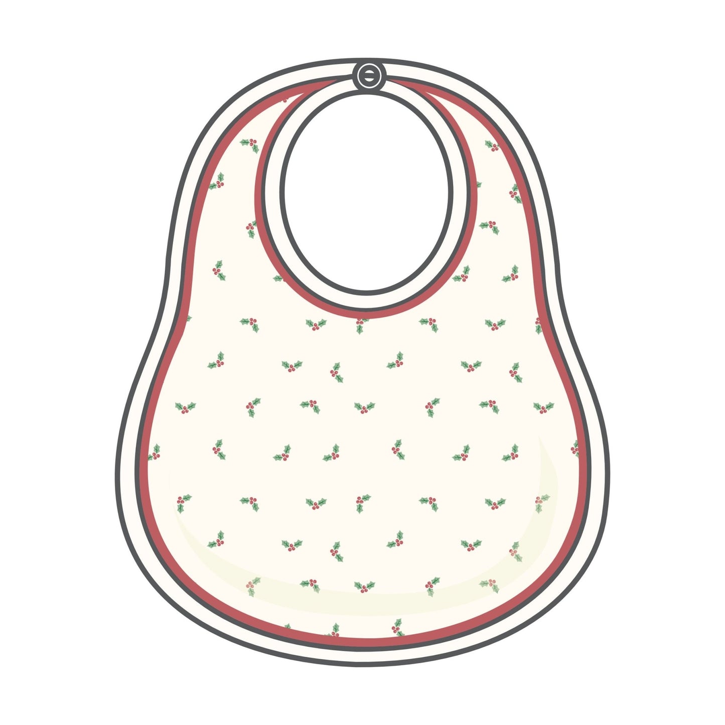 Winter Berries Bib - Magnolia BabyBib