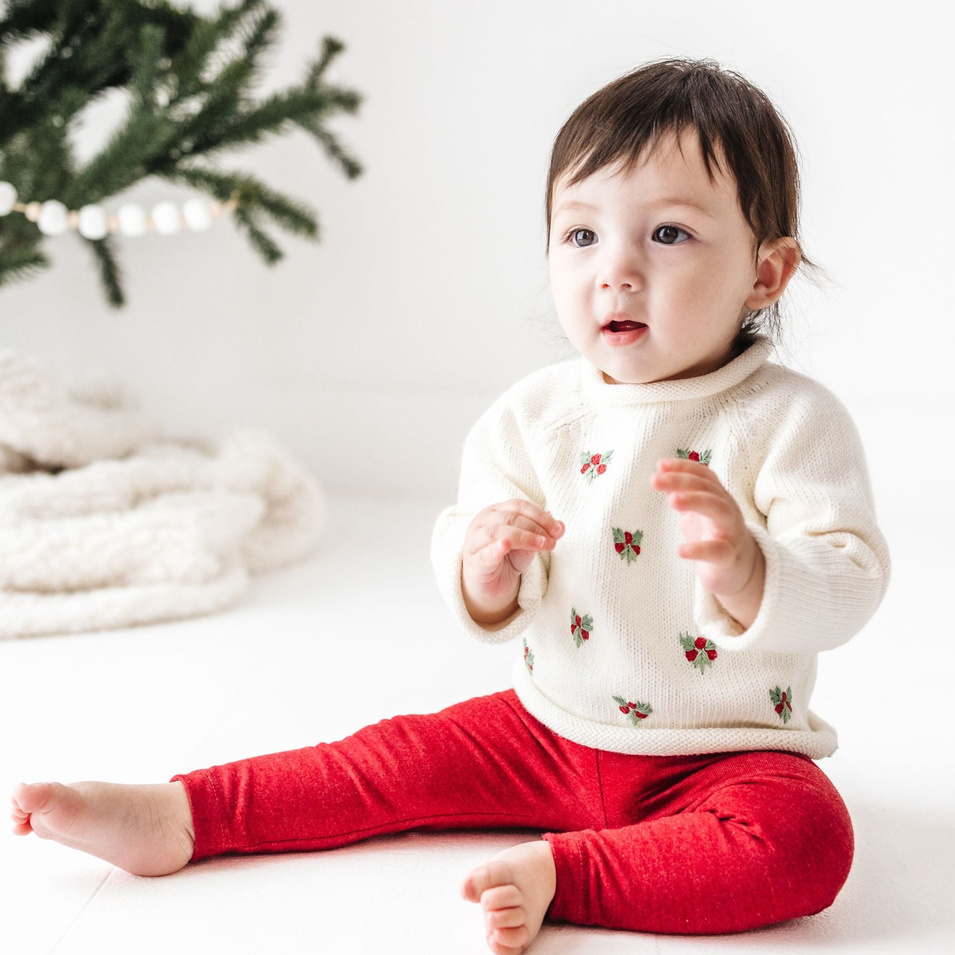 Winter Berries Raglan Sweater by Luna and Arlo - Magnolia BabyPullover