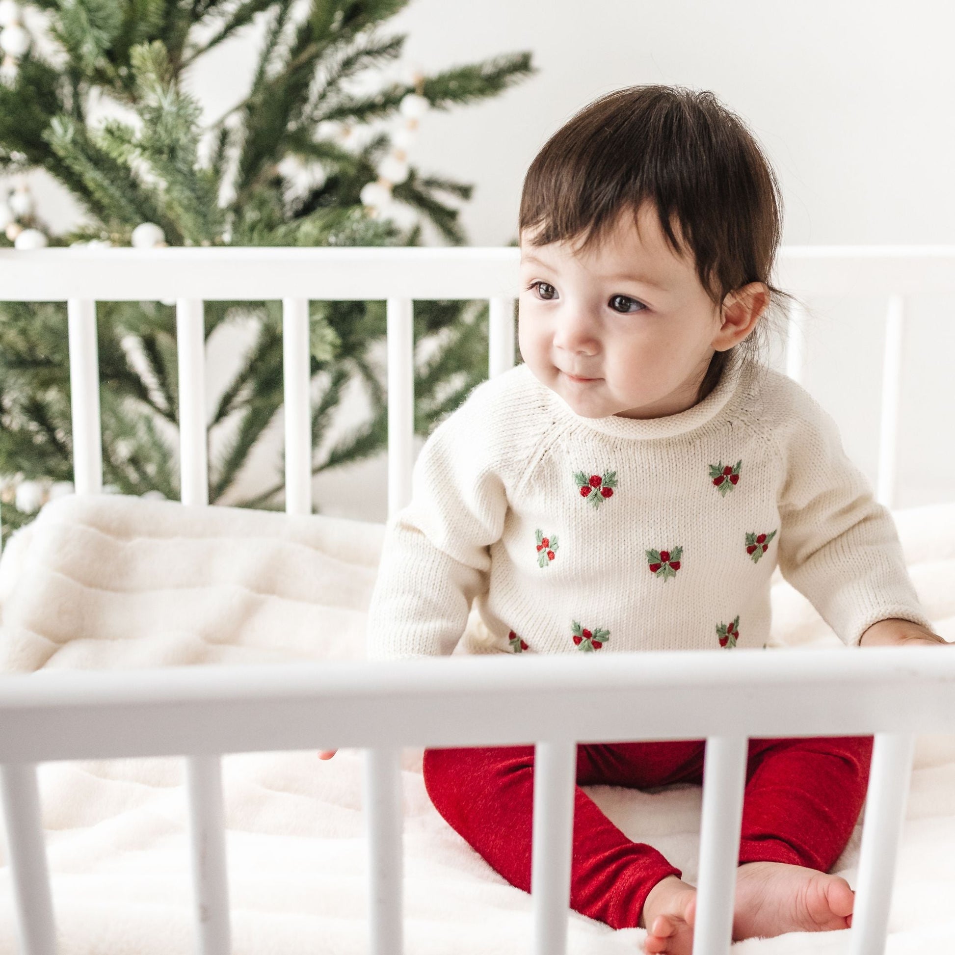 Winter Berries Raglan Sweater by Luna and Arlo - Magnolia BabyPullover