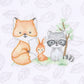 Woodland Friends Embroidered Receiving Blanket - Magnolia BabyReceiving Blanket