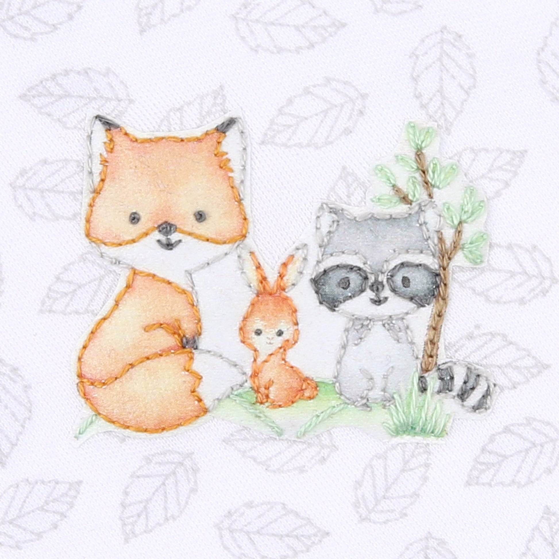 Woodland Friends Embroidered Socks - Magnolia BabySocks