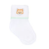 Woodland Friends Embroidered Socks - Magnolia BabySocks