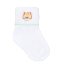  Woodland Friends Embroidered Socks - Magnolia BabySocks